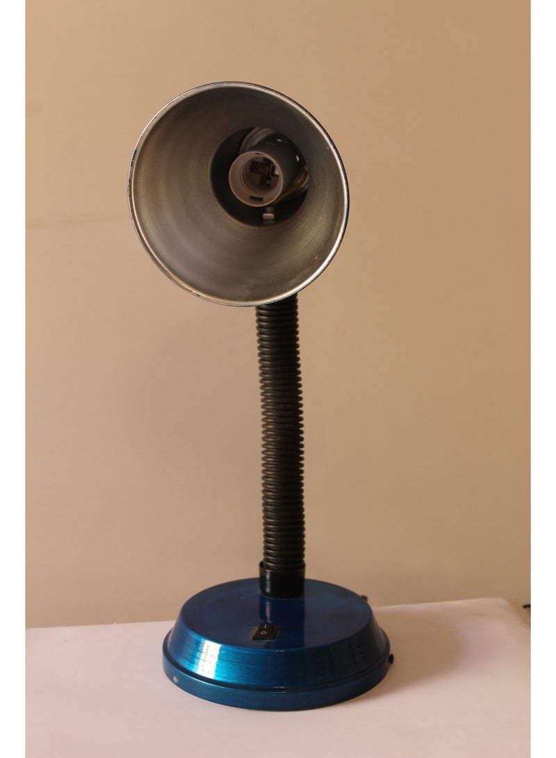Table lamp with flexible arm moves 360 degree-blue color - Image 4